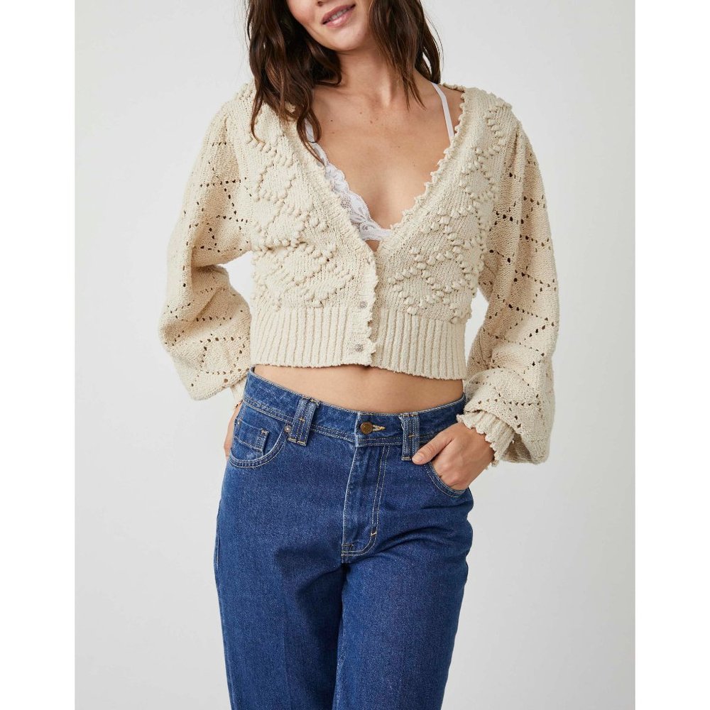 FREE PEOPLE Polly Sweater / Oatmeal